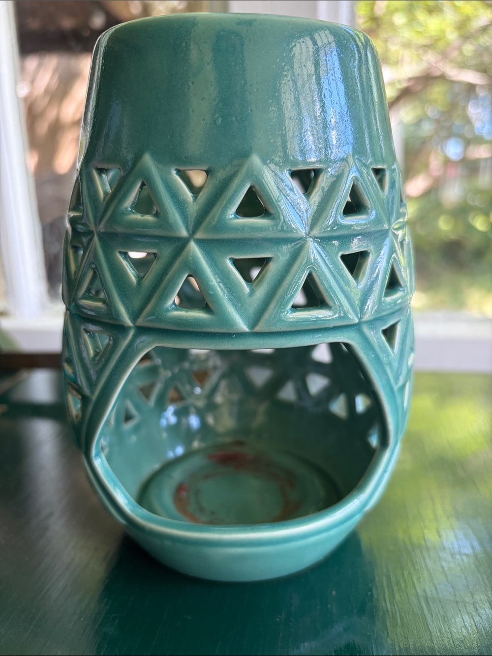 Yankee Candle Pierced, Ceramic Candle Holder